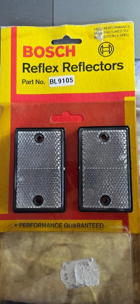 Bosch Twin Pack Reflex Reflectors NOS