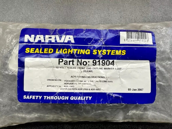 Narva Front End Marker Clear 91904