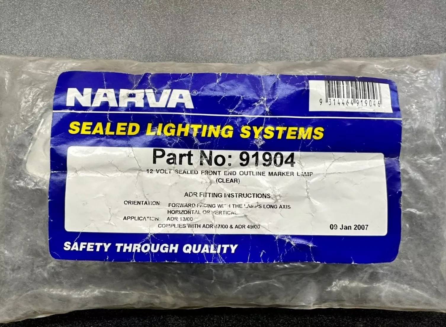 Narva Front End Marker Clear 91904