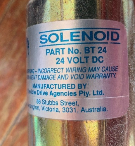 Solenoid 24v Fuel Shutoff Solenoid BT 24 , see pictures, NOS - Image 3