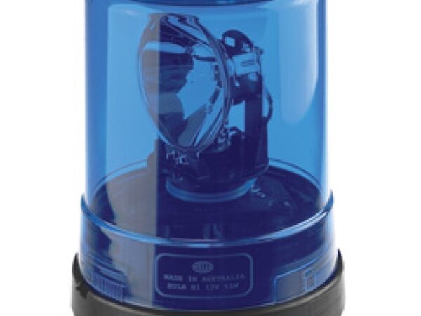 HELLA LAMP REVOLVING BLUE 12V QH 1717 Category: KL700 SERIES NOS