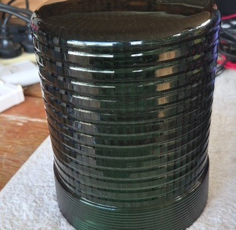 Hella 856 416-001 Rotating Beacon Lens Green  NOS