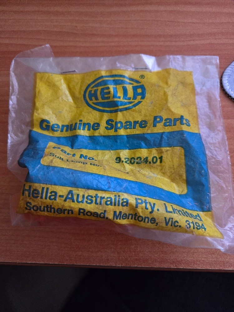 Hella 9.2024.01 External Cabin Marker Lamp Lens x1