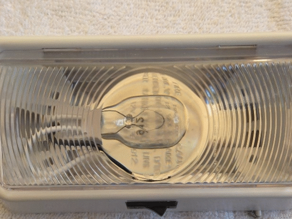 Narva Porch Light 12V With Switch White 86830BL NOS