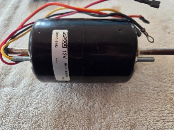 (2807-516-032) Blower Motor 12V Fasco Double Shaft 3 Speed