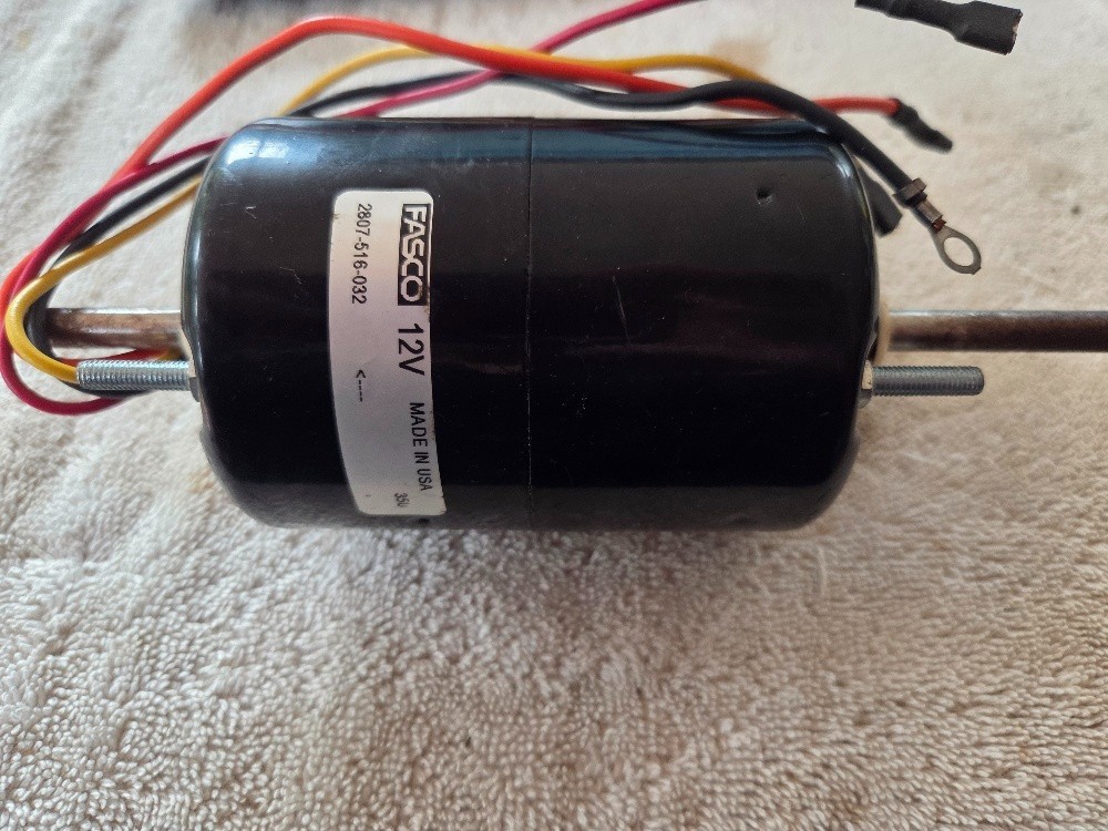 (2807-516-032) Blower Motor 12V Fasco Double Shaft 3 Speed
