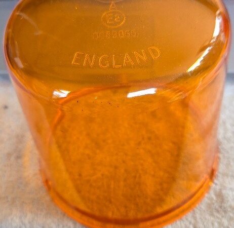 BRITAX Amber Lens to suit 320 321 322 324 Series Beacons NOS
