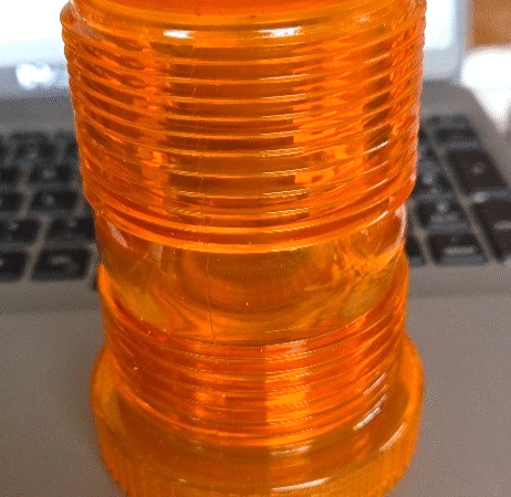 Durite Amber Lens mini Beacon NOS