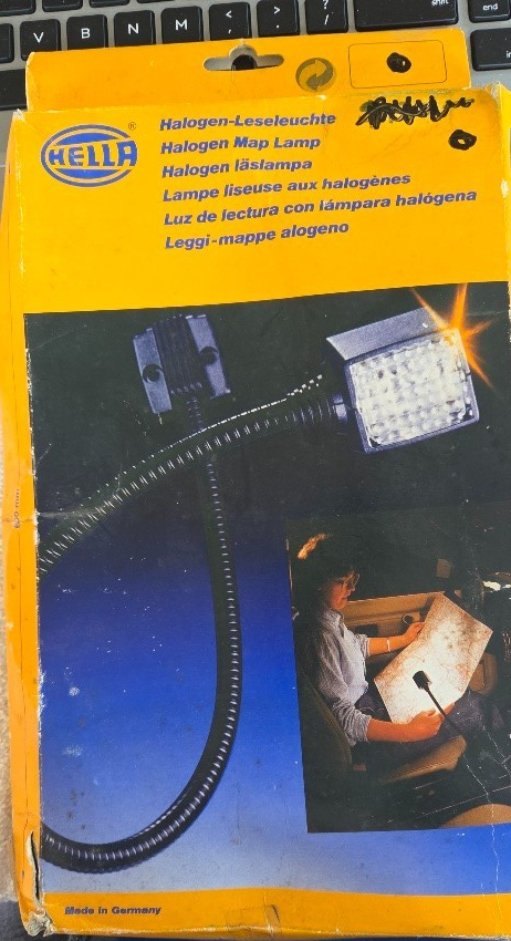 Hella Flexible Map Reading Lamp 2636 NOS - Image 4
