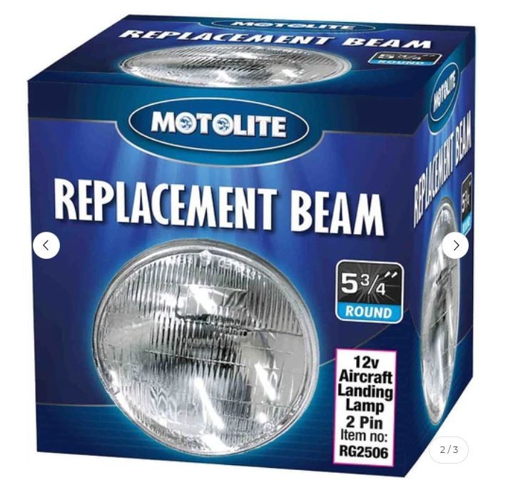 Motolite RG2506 12V 100W Aircraft Landing Lamp